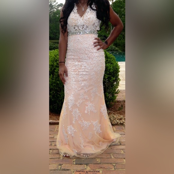 Ivory Evening Gown - Picture 1 of 9